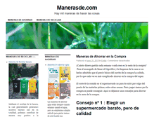 Tablet Screenshot of manerasde.com